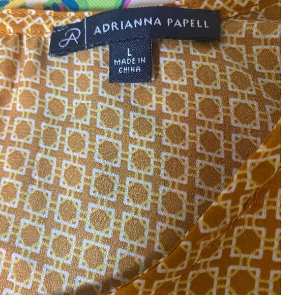 Adrianna Papell Women’s long puffed sleeves size Large - Picture 5 of 6